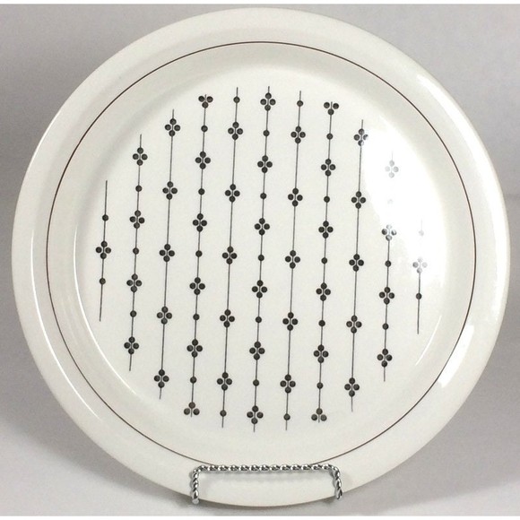 Arabia Finland Kartano round platter, Esteri Tomula Vintage Scandinavian Modern - Picture 1 of 6